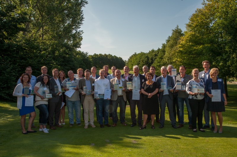 Groepsfoto uitreiking van het SEBO keurmerk