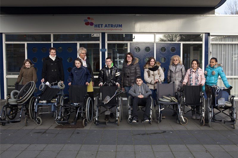 Jong en Vrijwillig Rolstoelmatch Morgenster Atrium foto Rob Verbunt MG 3106