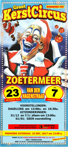 Flyer Groot Kerstcircus Zoetermeer front MED 