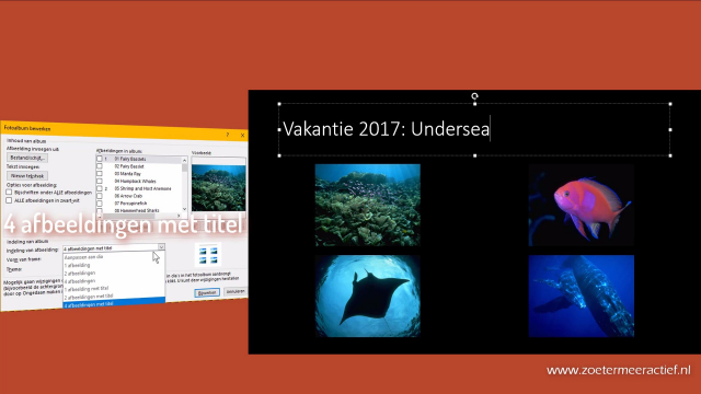 03 PowerPoint fotoalbum maken