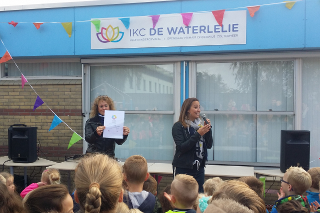 Waterlelie ontvangt certificaat Welbevinden