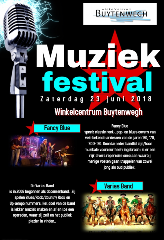 Muziekfestival optie 1