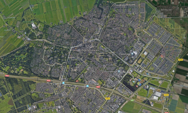 luchtfoto zoetermeer