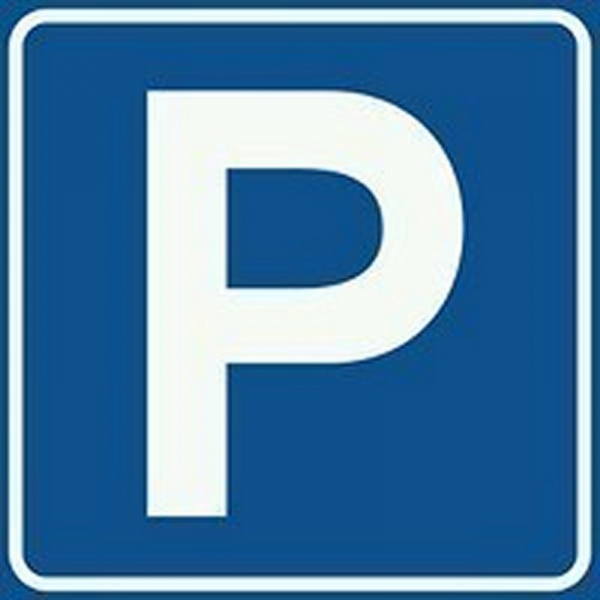 bord parkeerplaats