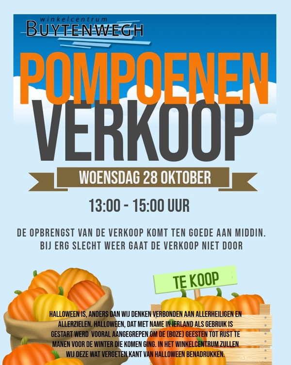 pompoenen verkoop 2020