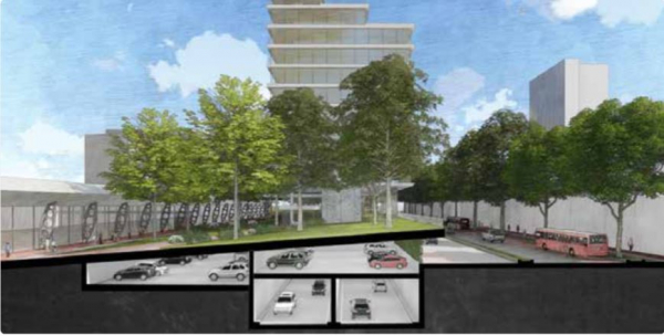 overkluizing europaweg visualisatie Rijk Rietveld Architecten