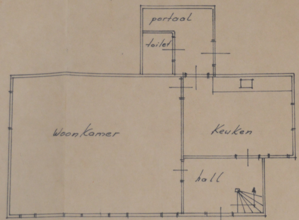 noodwoning plattegrond