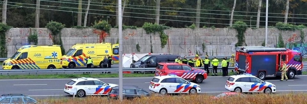 ongeval veel hulpdiensten op A12