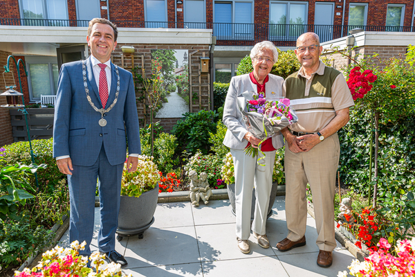 Burgemeester Bezuijen Bruidspaar Koene 2