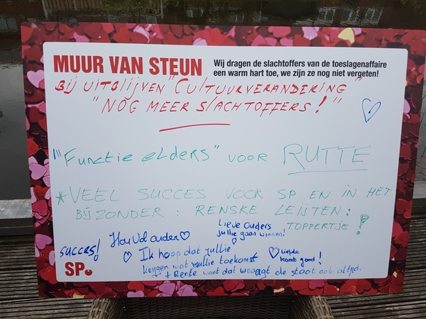 Toeslagenaffaire Muurvansteun 9 bord