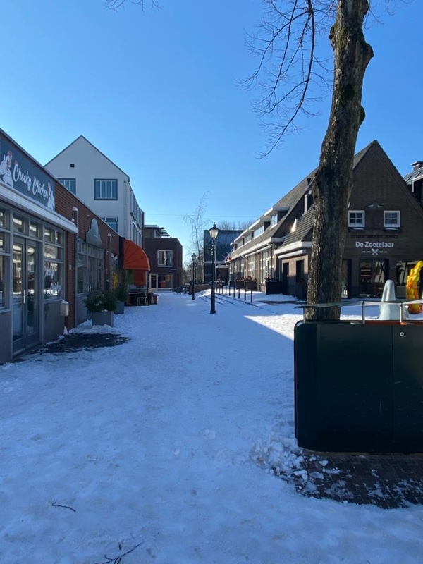 sneeuw dorpsstraat