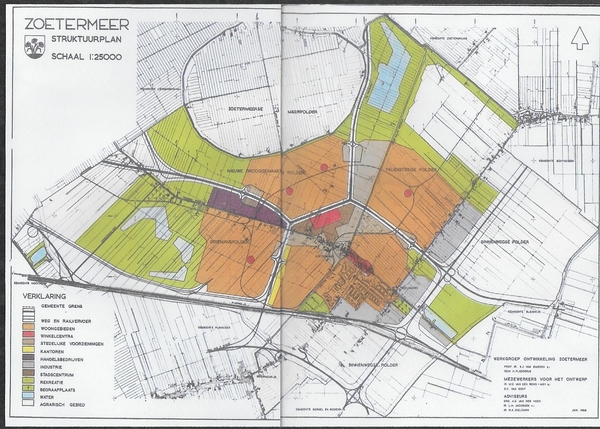 structuurplan 1968 zoetermeer