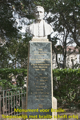 Braille monument 90p