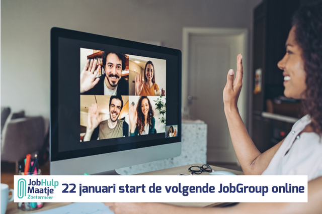JobHulpMaatje Zoetermeer start JobGroup voor werkzoekenden online