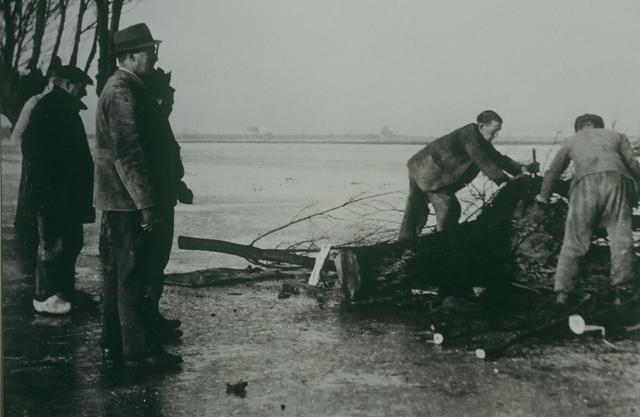 Kappen van hout tijdens hongerwinter