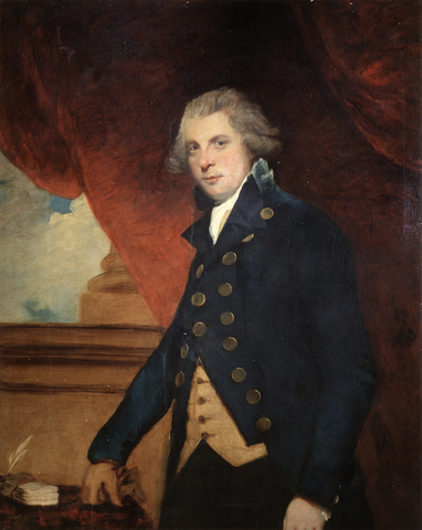 Portrait of Richard Brinsley Sherida Parliamentary Art Collection 5415 1 h