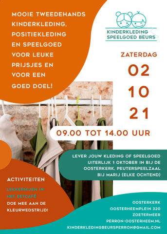 poster kinderkledingbeurs Oosterkerk