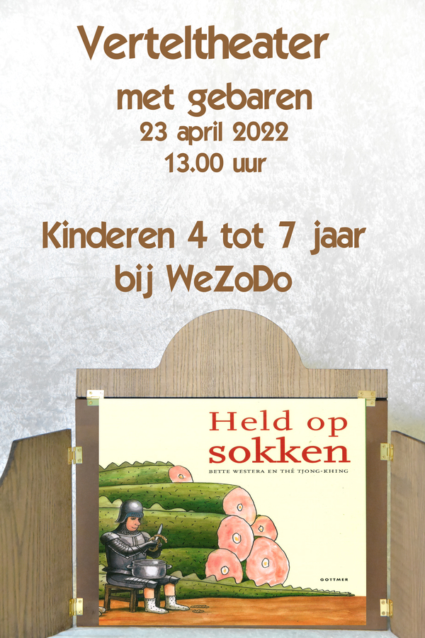 verteltheater held op sokken 23 april