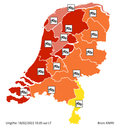 waarschuwing land 48