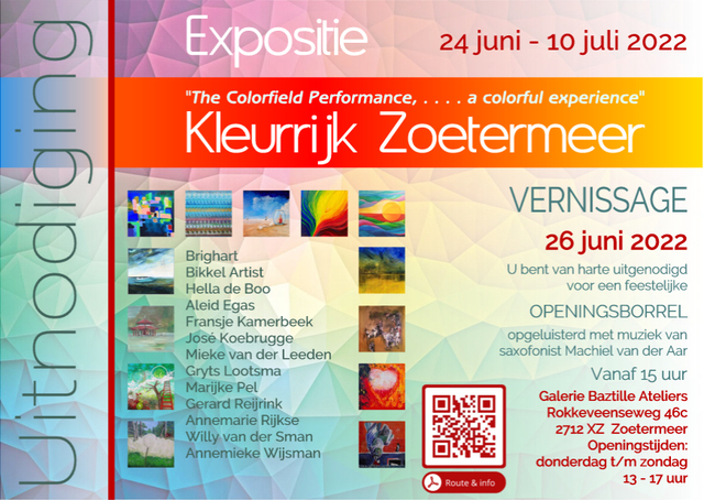 expositie kleurrijk Zoetermeer