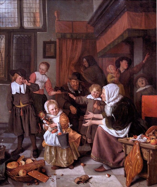 Jan Steen Het Sint Nicolaasfeest 2