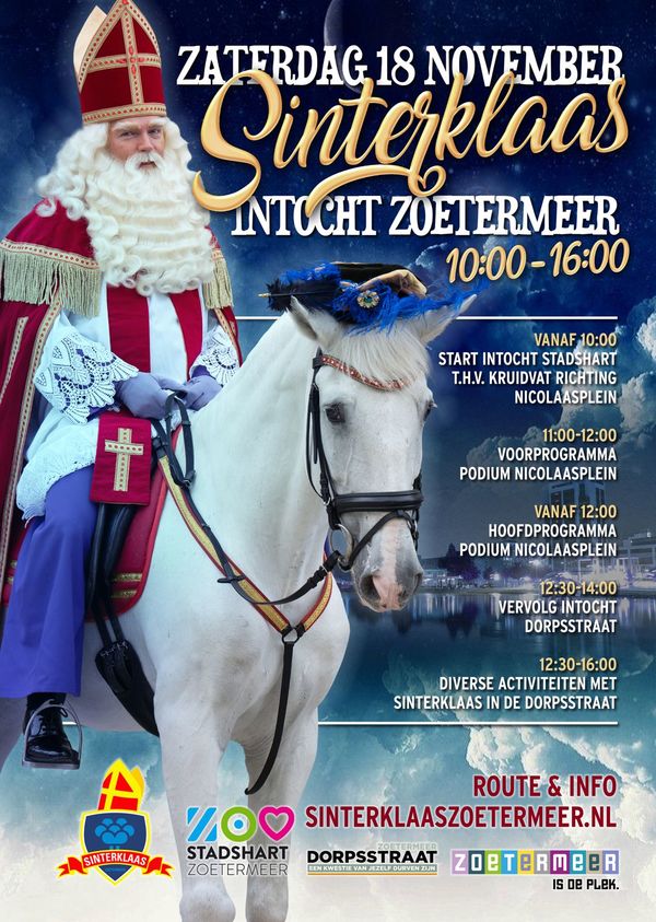 Sinterklaas Zoetermeer Poster 2023