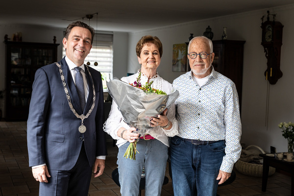 60 jarig bruidspaar Jansen Ritmeester