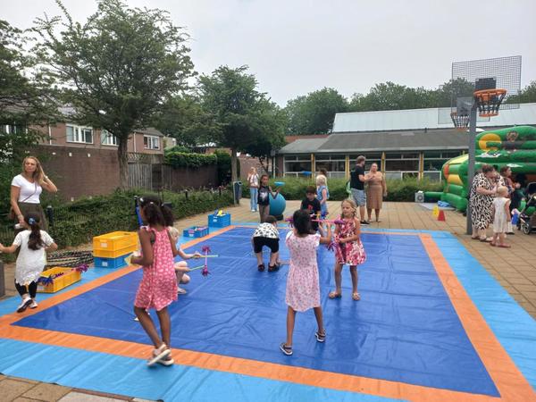 zomerfeest touwladder