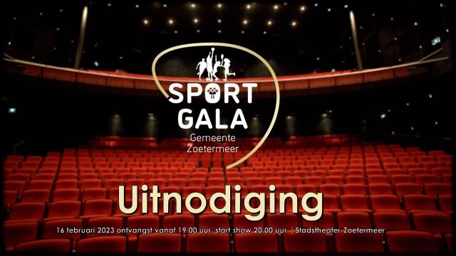 sportgala 2023 uitnodiging