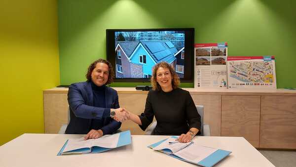 ondertekening aannemingsovereenkomst DGW Willems