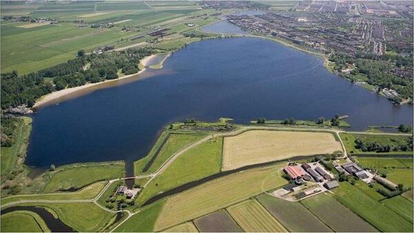luchtfoto noord aa zoetermeerse plas