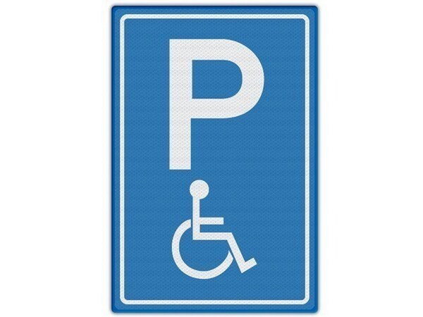 bord invalidenparkeerplaats