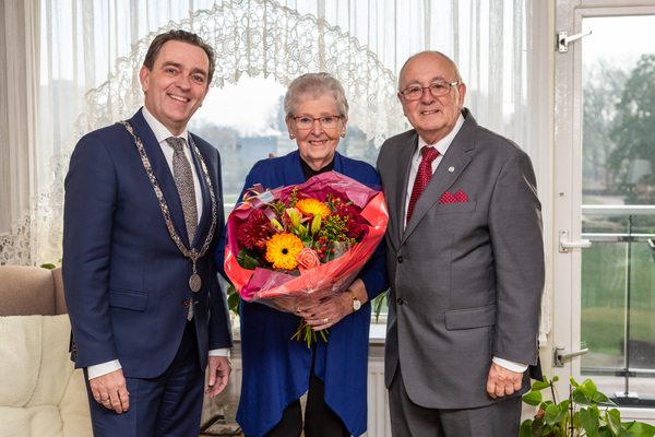 60-jarig bruidspaar Langstraat-Berkel