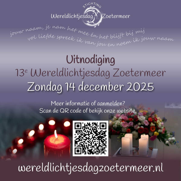 Uitnodiging Wereldlichtjesdag 2025