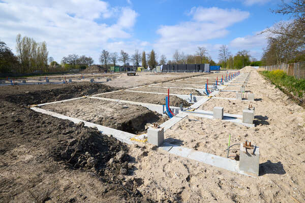 Fundering modules flexwoningen Ruimtebaan