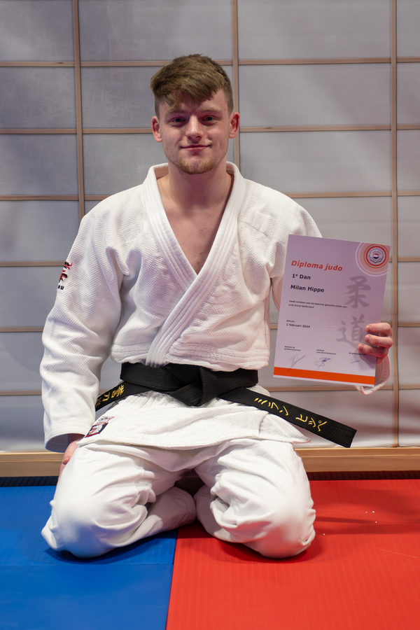 Milan Hippe Zwarte Band Judo