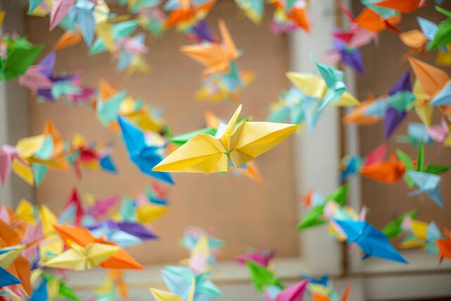 Origami Stockfoto