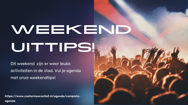 Weekend uit tips