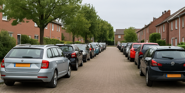 autos in straat