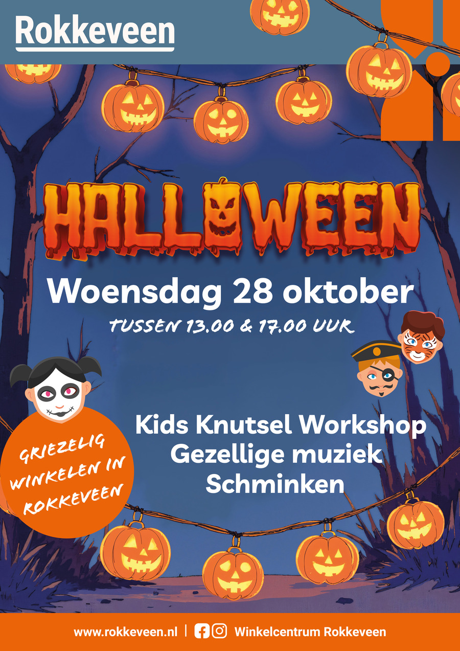 Rokkeveen Halloween poster 2026