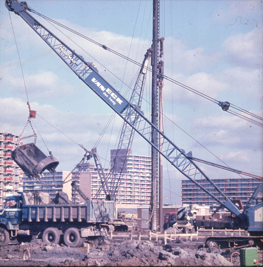 Bouw Winkelcentrum MZ 1973 Gem Zm GAZ Dia 5629