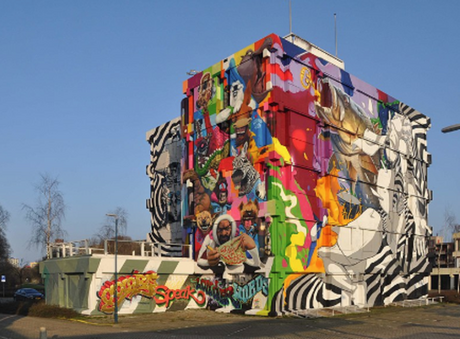 Hopman muurschildering