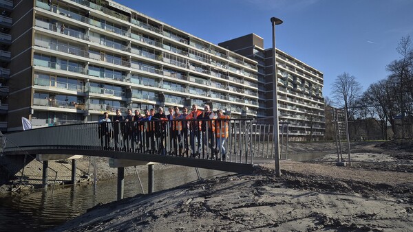 opening brug bossenbuurt2 M de Laaf