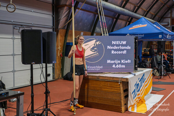 Nederlands record bij 12e Klaverblad Polsstokgala