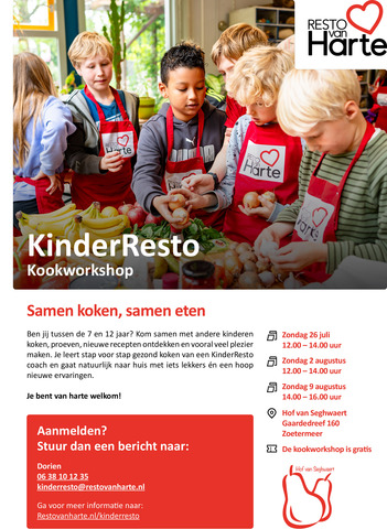 KinderResto Kookworkshop Flyer Zoetermeer V3
