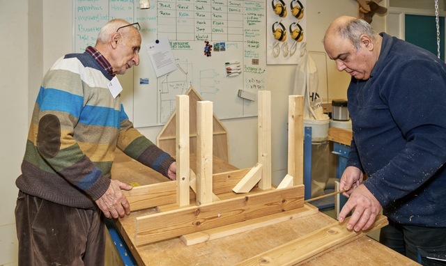Piëzo zoekt vrijwilligers voor de houtwerkplaats fotograaf Leon Koppenol