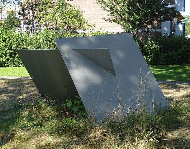 Zoetermeer kunstwerk staalplaten