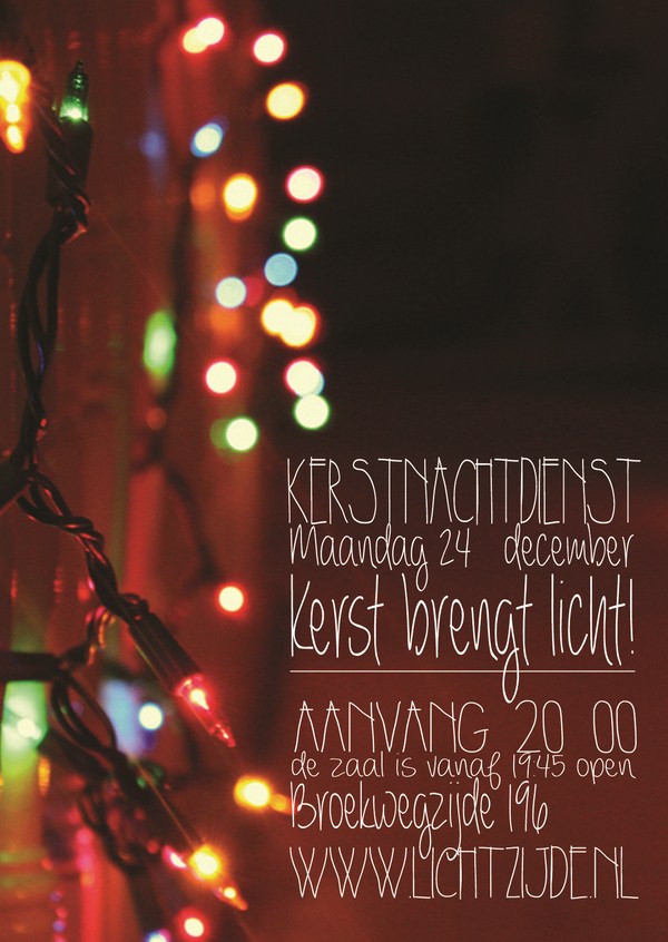 Flyer kerstnachtdienst