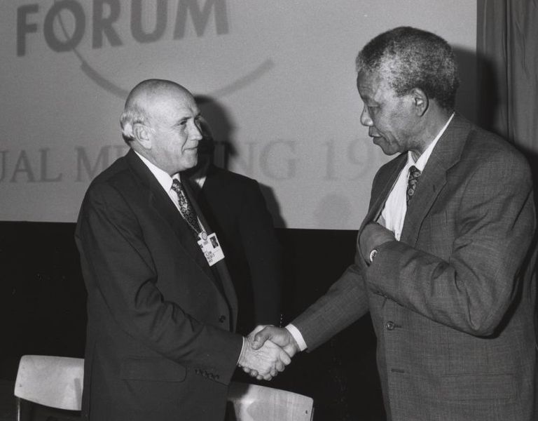 Nelson Mandela-de Klerk 1992