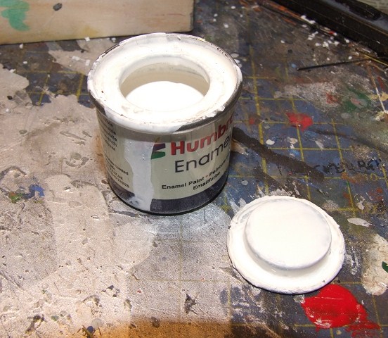 White paint